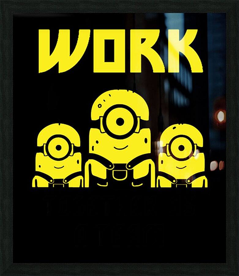 Minion 18 Picture Frame print