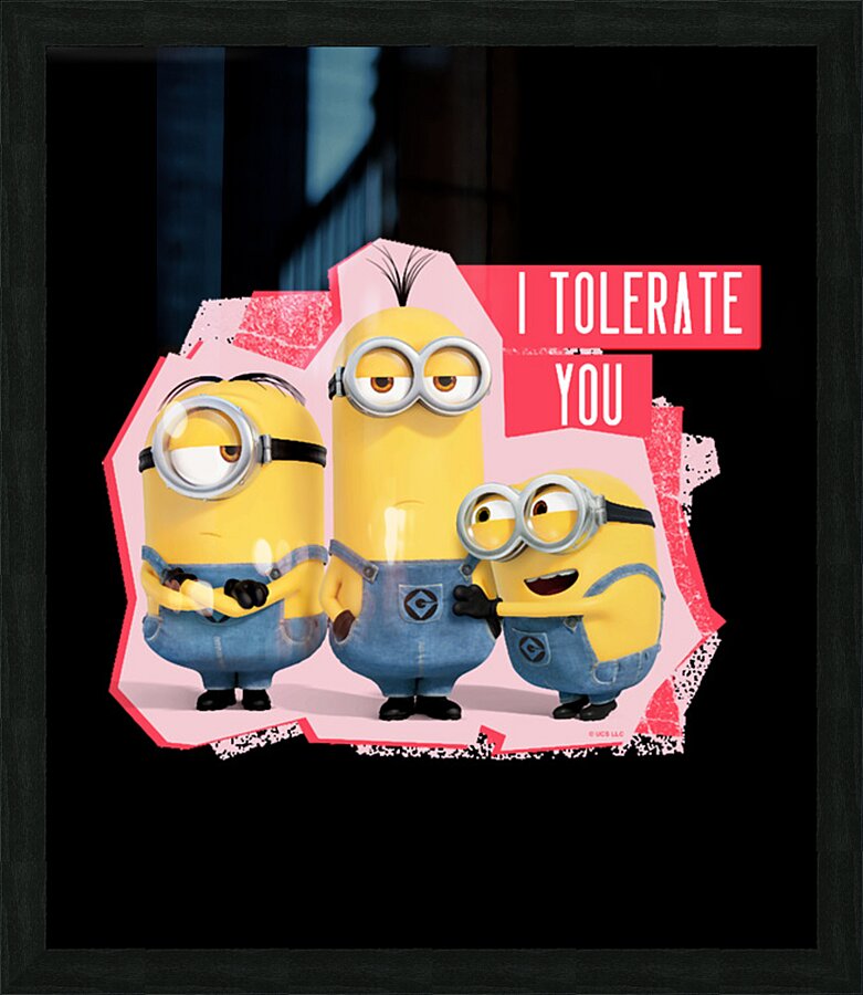 Minion 20 Picture Frame print
