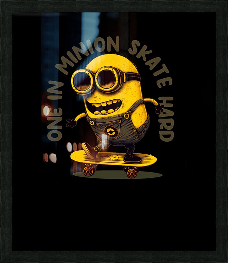 Minion 23 Picture Frame print