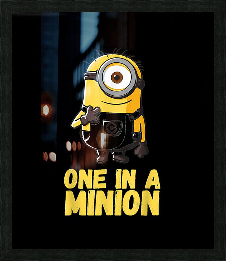 Minion 25 Picture Frame print