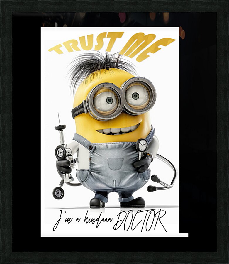 Minion 29 Picture Frame print