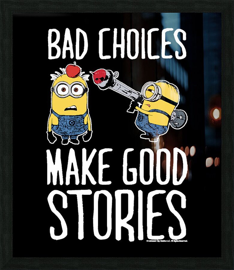 Minion 36 Picture Frame print