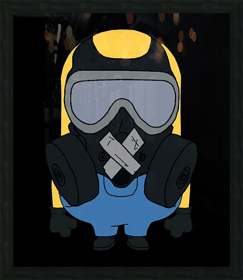 Minion 37 Picture Frame print