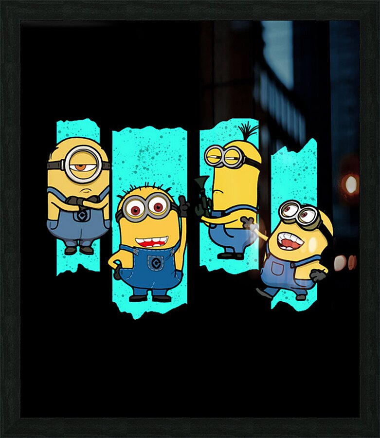 Minion 40 Picture Frame print