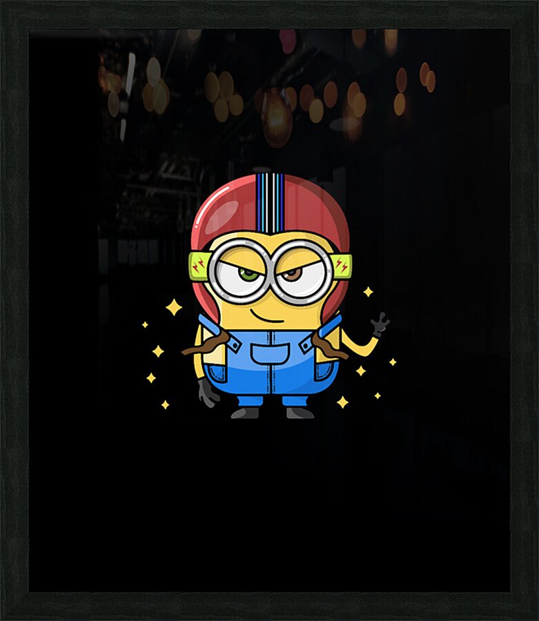 Minion 42 Picture Frame print