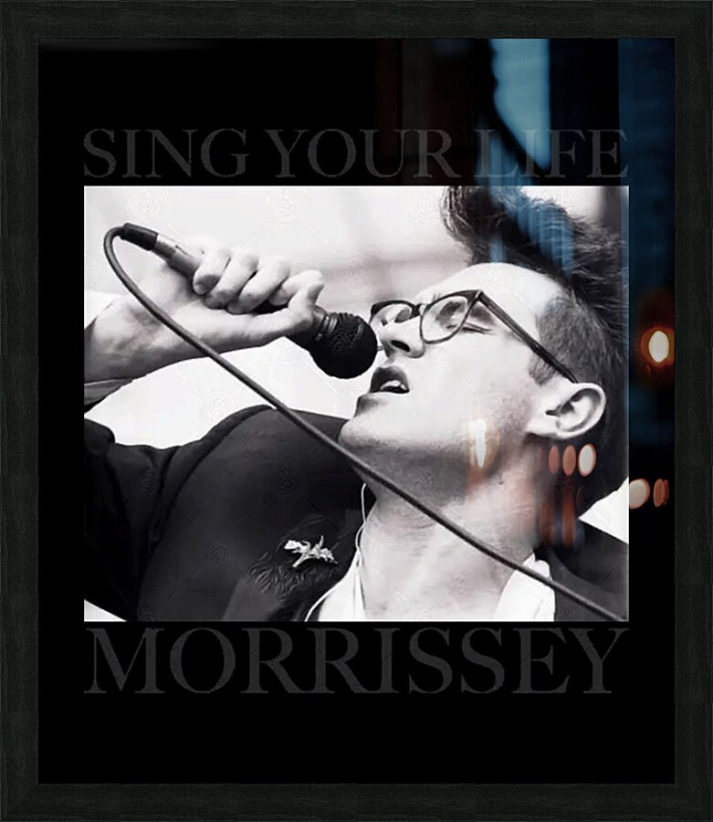 Morrissey 23 Picture Frame print