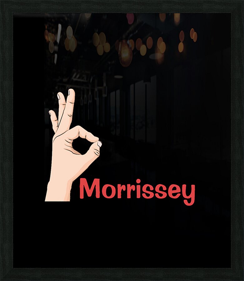 Morrissey 24 Picture Frame print