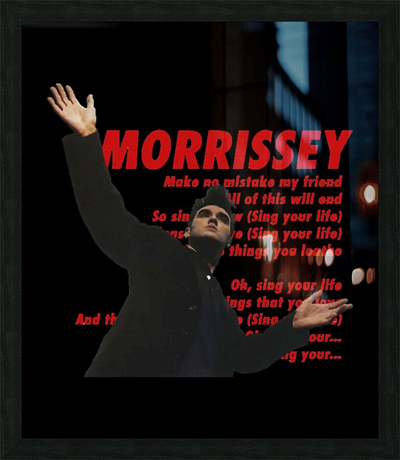 Morrissey 35 Picture Frame print
