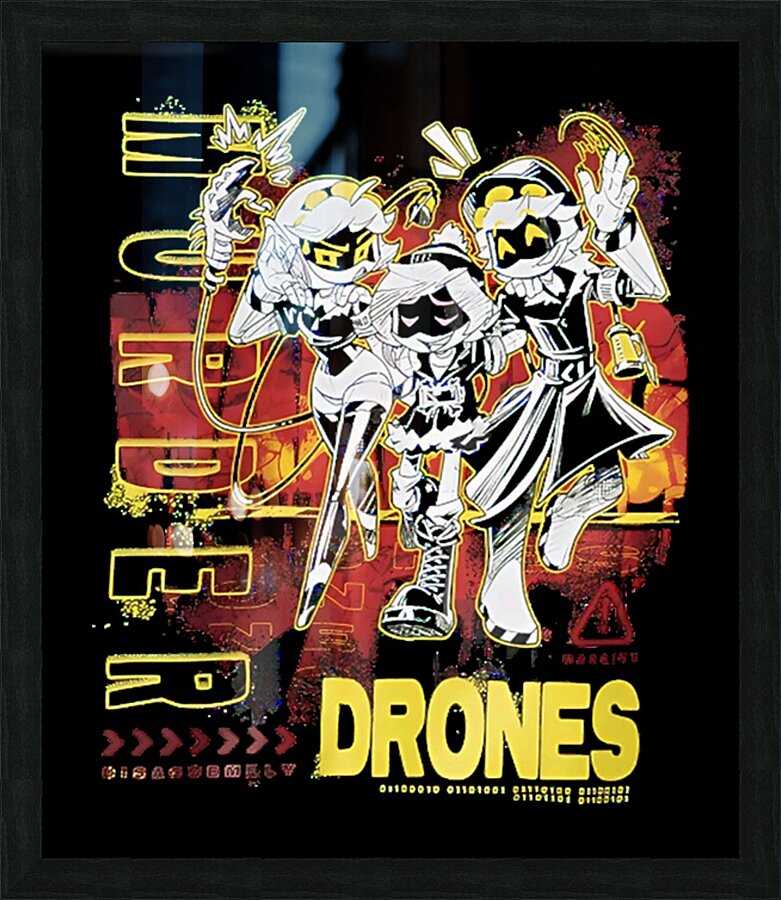 Murder Drones 24 Picture Frame print