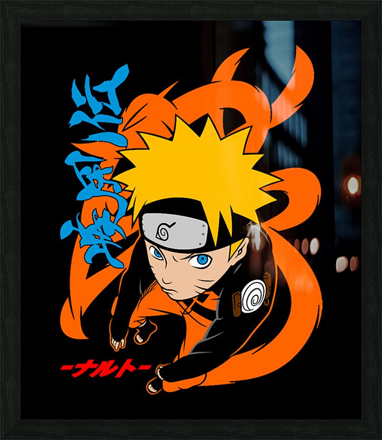 Naruto 5 Picture Frame print