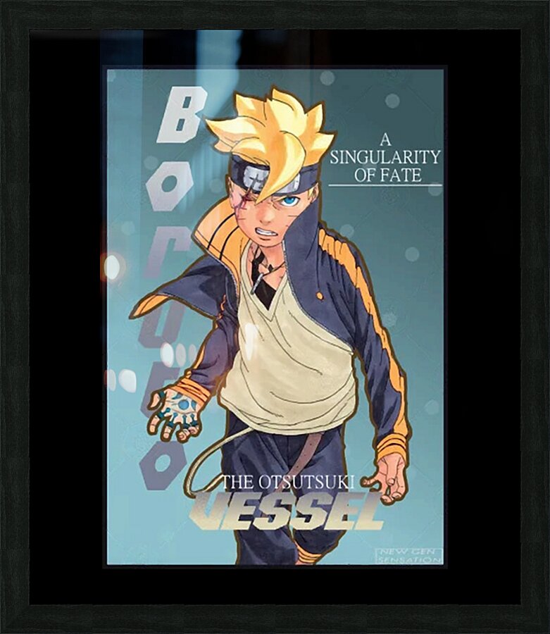 Naruto 10 Picture Frame print