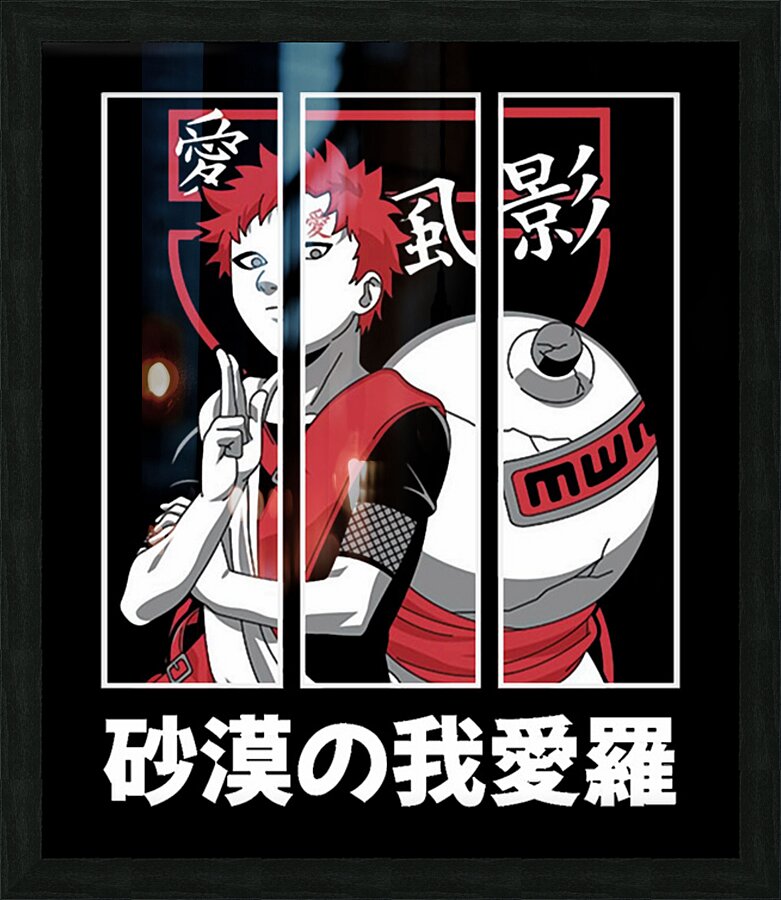 Naruto 30 Picture Frame print