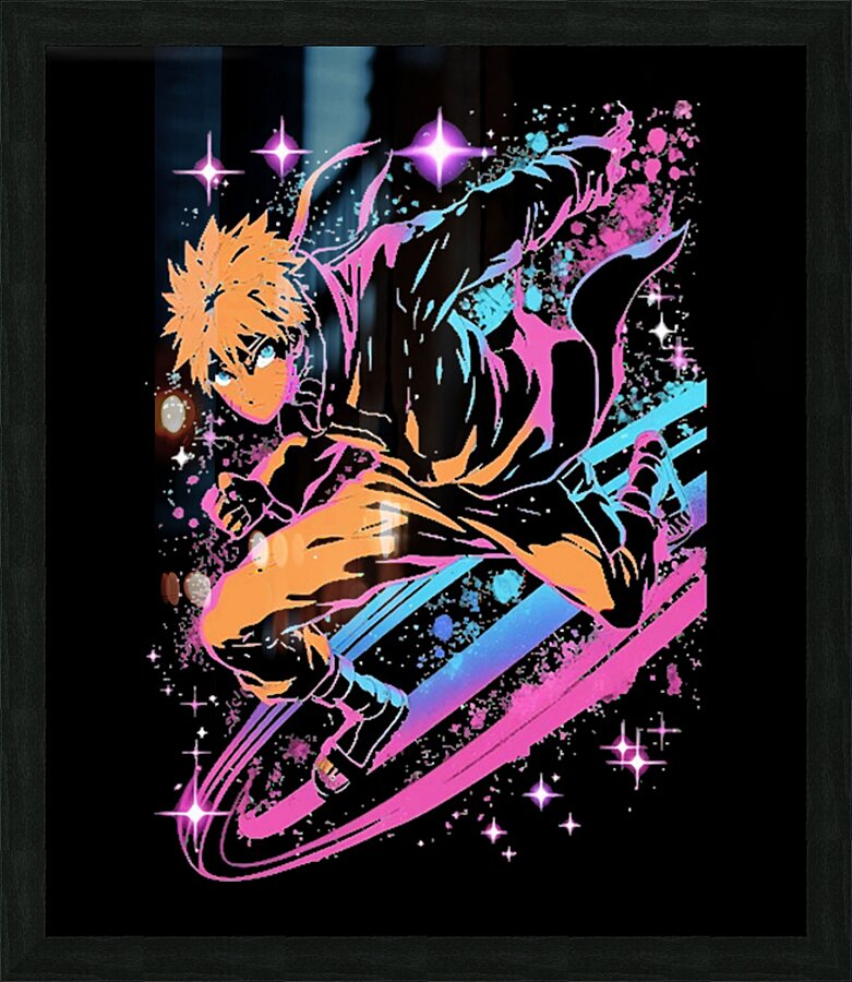 Naruto 5 Picture Frame print