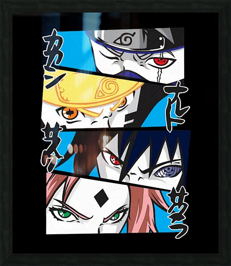 Naruto 6 Picture Frame print