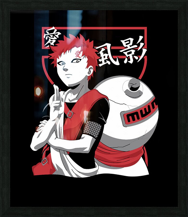 Naruto 8 Picture Frame print