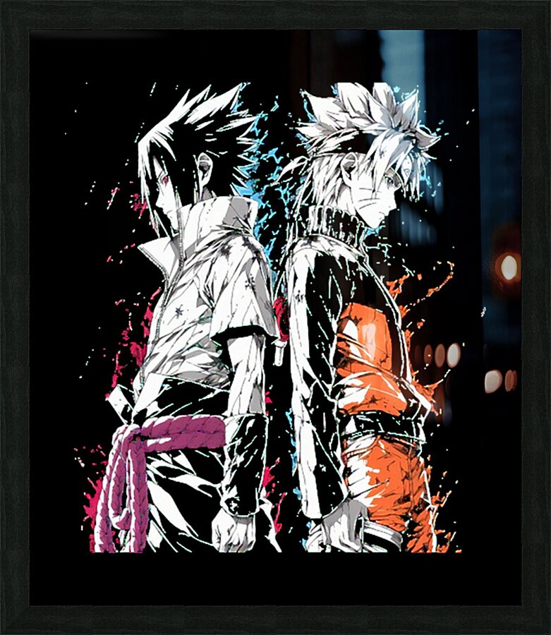 Naruto 10 Picture Frame print