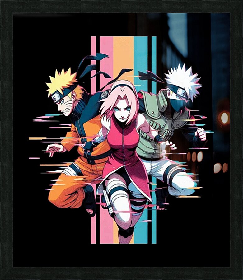 Naruto 11 Picture Frame print