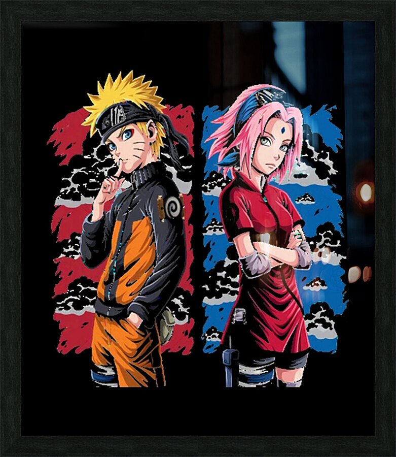 Naruto 12 Picture Frame print