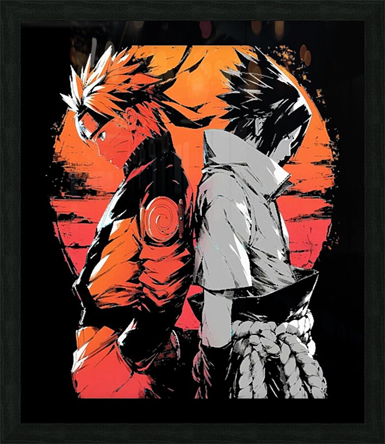 Naruto 32 Picture Frame print