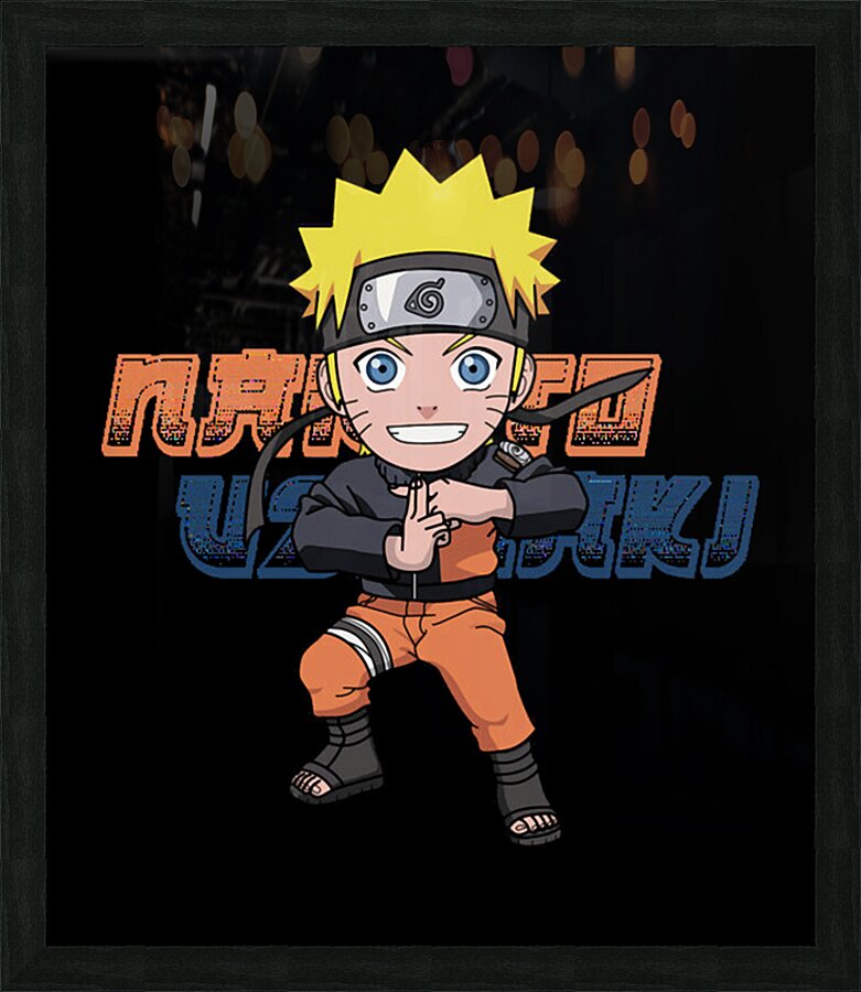 Naruto 34 Picture Frame print