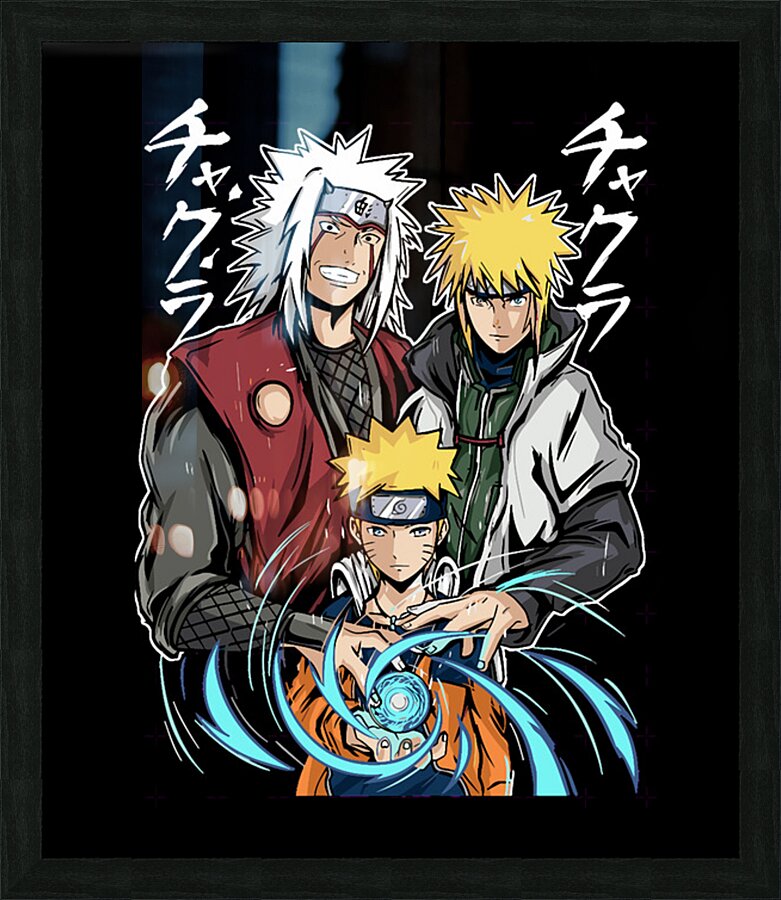 Naruto 3 Picture Frame print