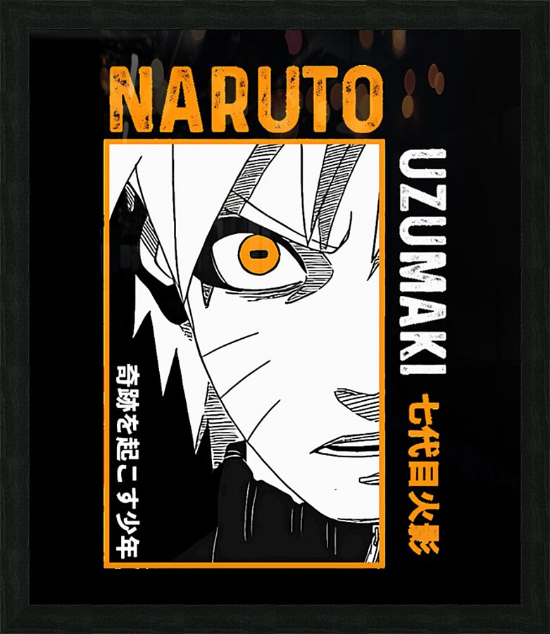 Naruto 25 Picture Frame print