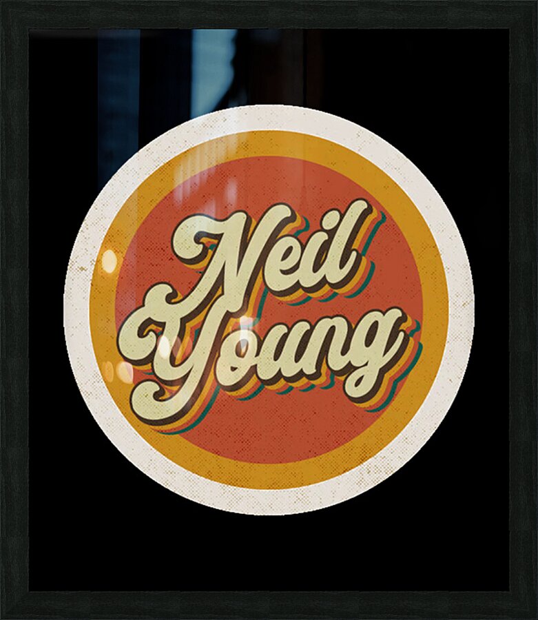 Neil Young 3 Picture Frame print