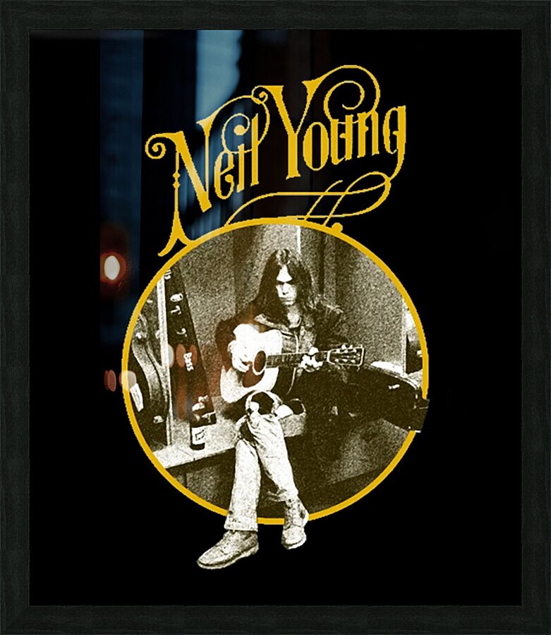 Neil Young 13 Picture Frame print