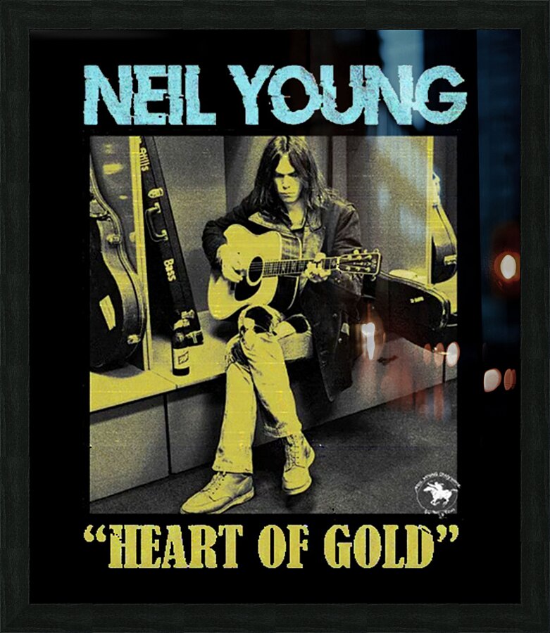 Neil Young 15 Picture Frame print