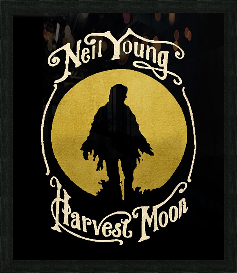 Neil Young 40 Picture Frame print