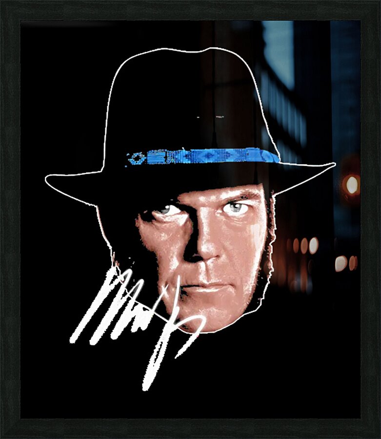 Neil Young 41 Picture Frame print