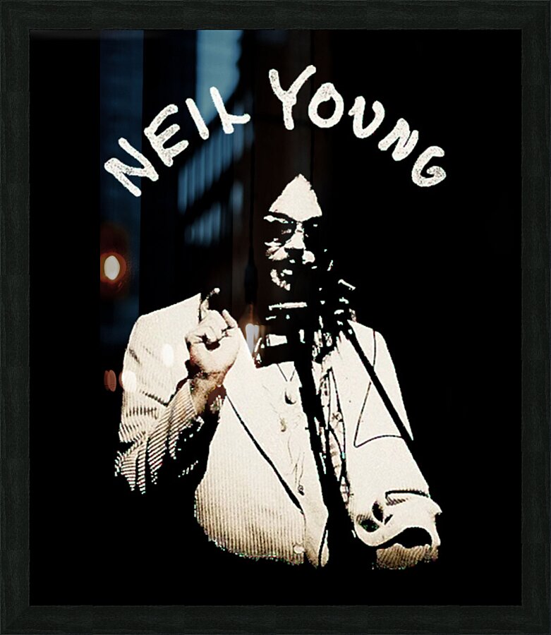 Neil Young 18 Picture Frame print