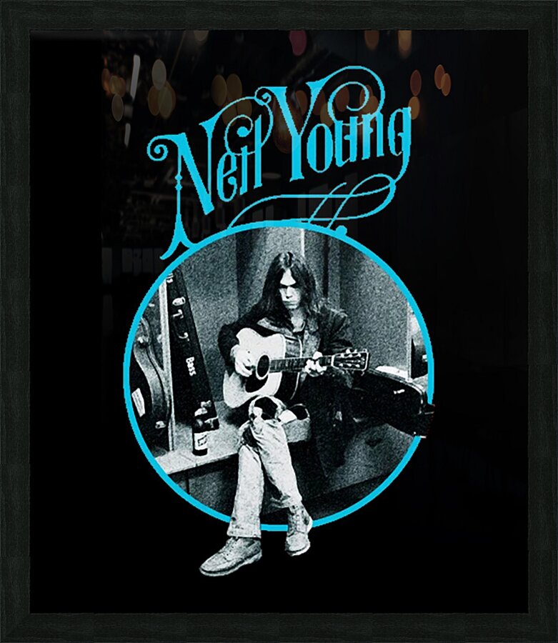 Neil Young 42 Picture Frame print