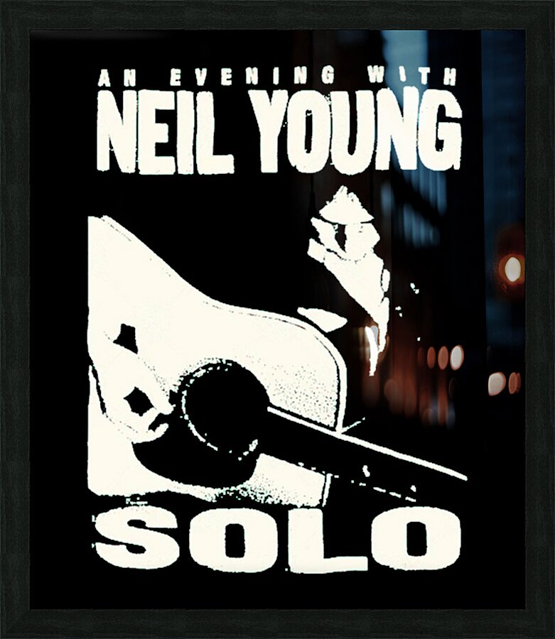 Neil Young 44 Picture Frame print