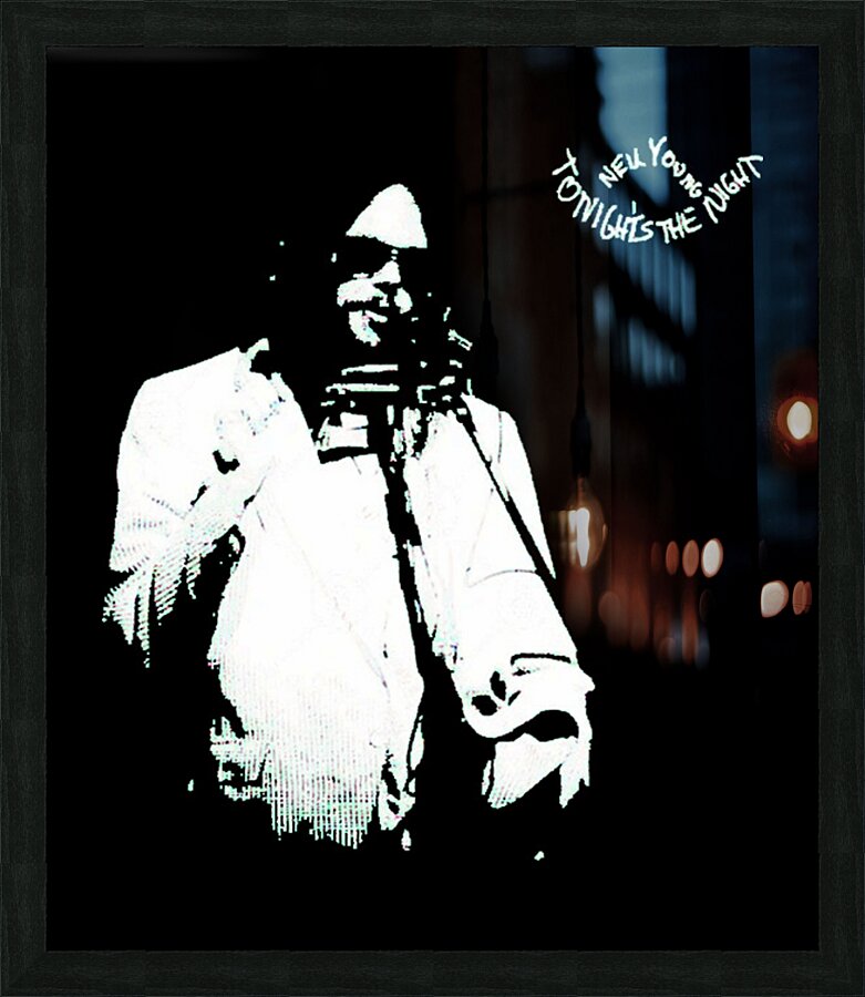 Neil Young 45 Picture Frame print