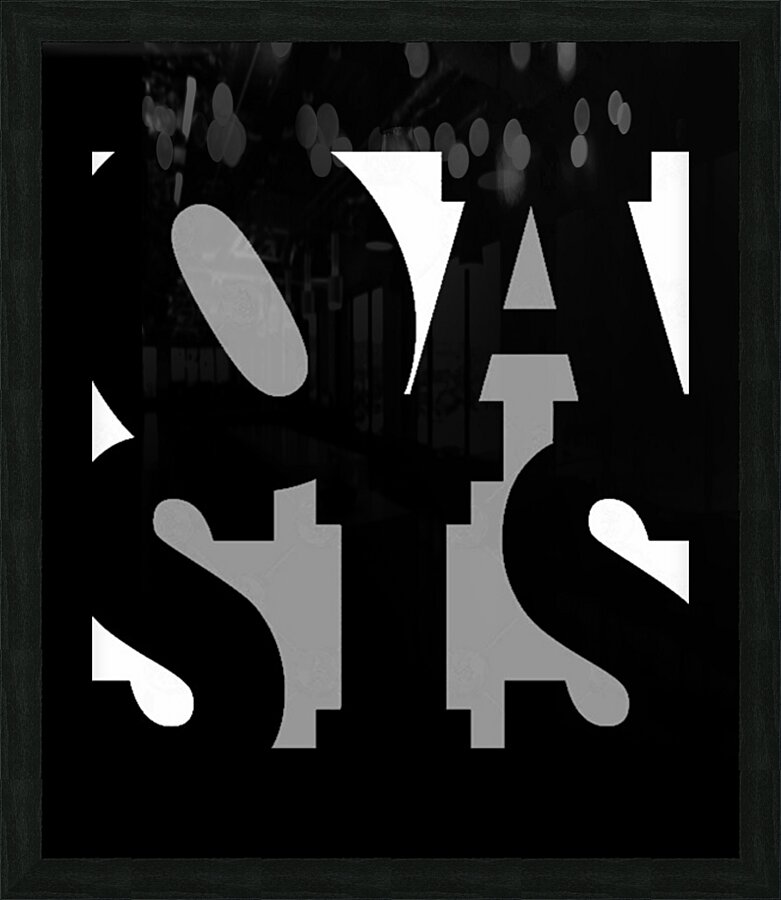 Oasis 4 Picture Frame print
