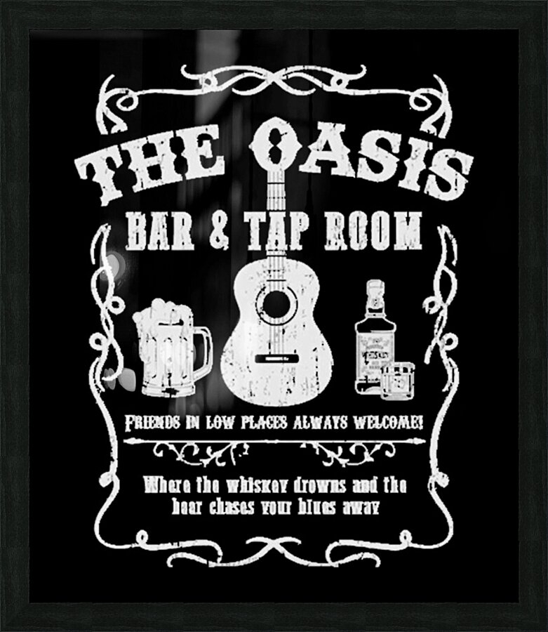 Oasis 2 Picture Frame print