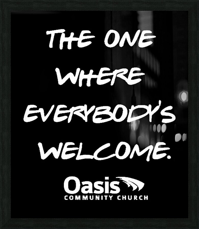 Oasis 4 Picture Frame print
