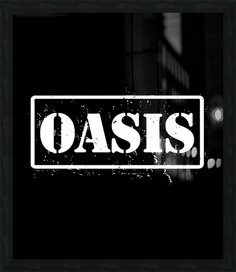 Oasis 7 Picture Frame print