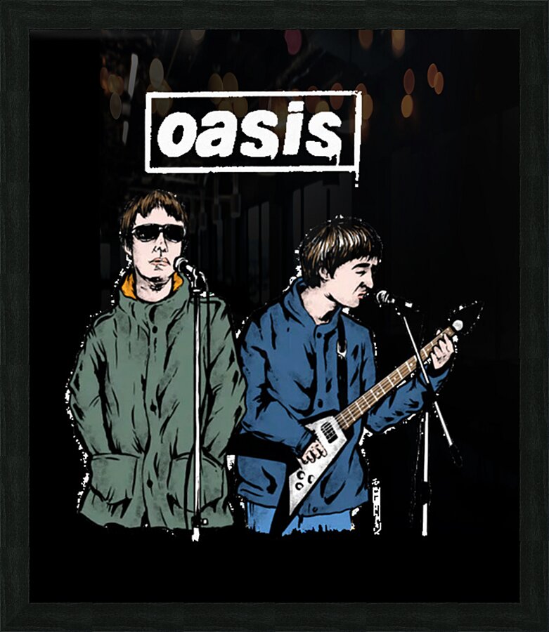 Oasis 10 Picture Frame print