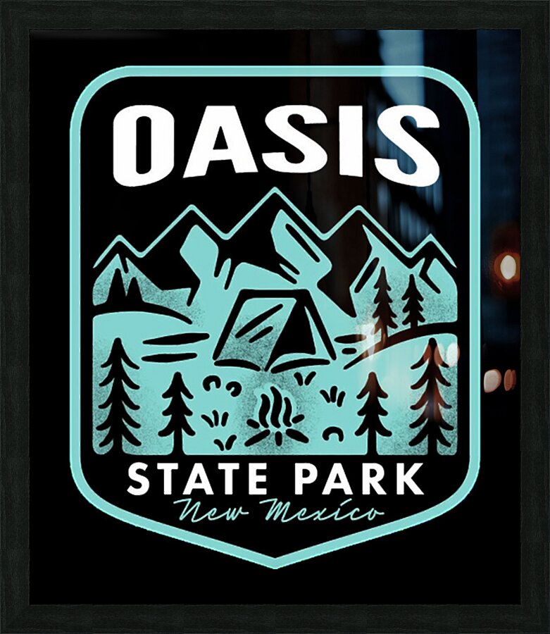 Oasis 29 Picture Frame print