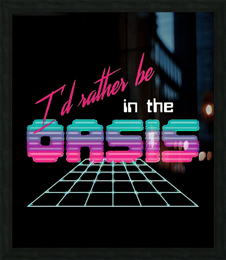 Oasis 51 Picture Frame print
