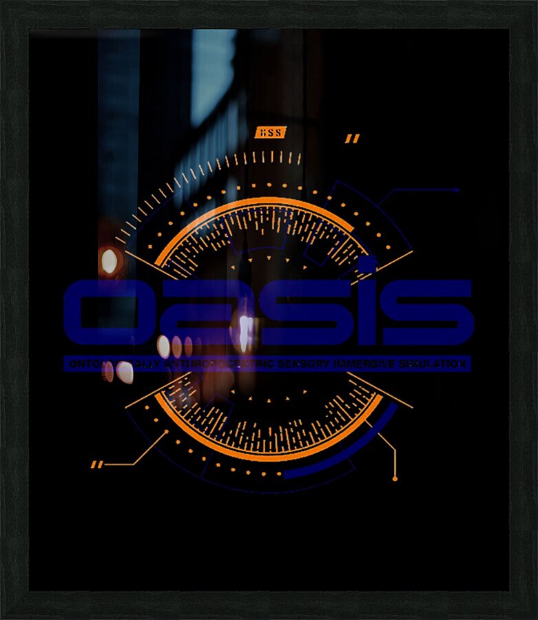 Oasis 61 Picture Frame print