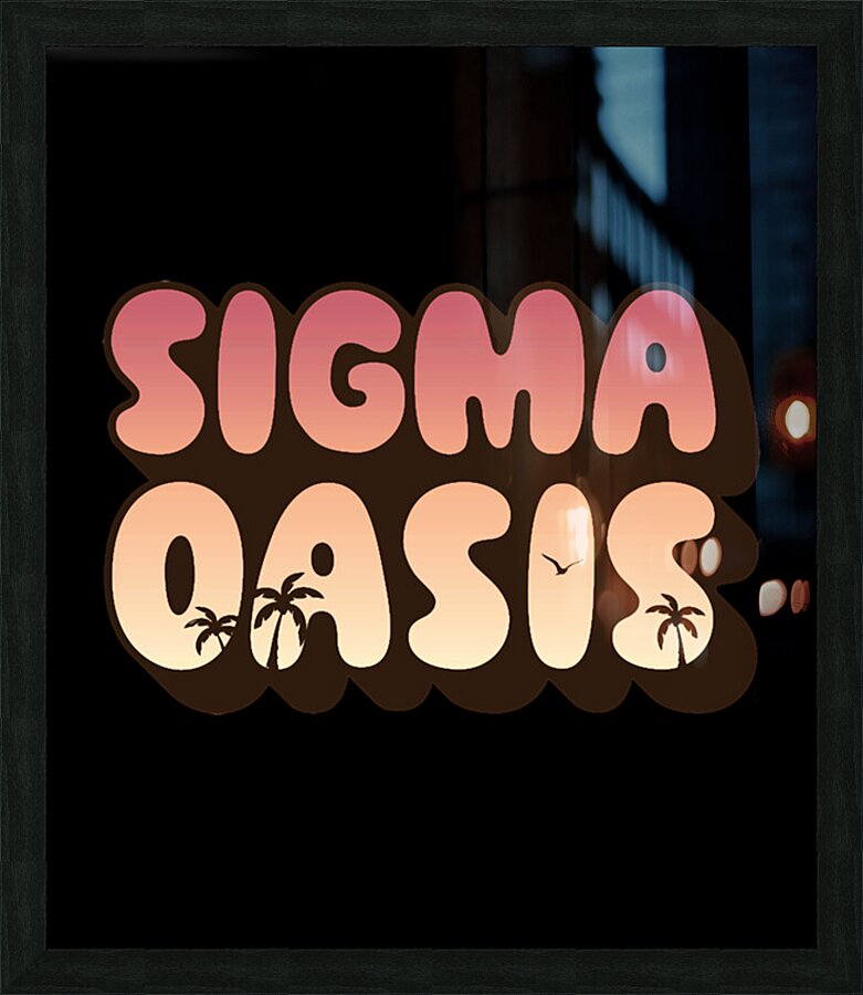 Oasis 62 Picture Frame print