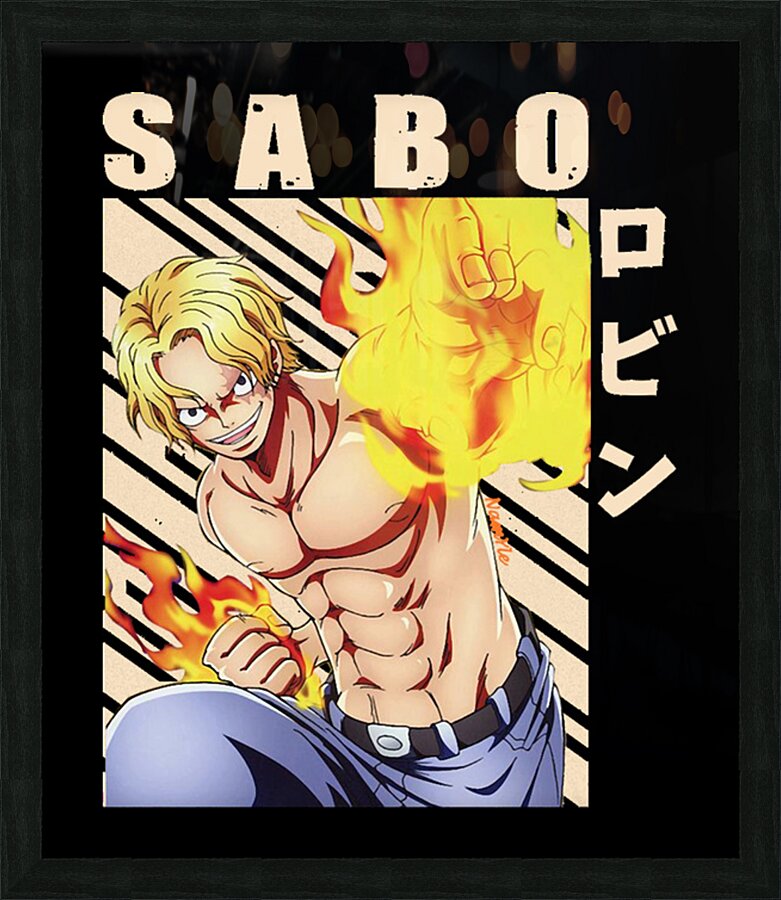 One Piece 7 Picture Frame print