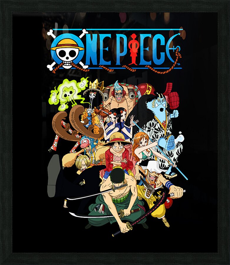 One Piece 12 Picture Frame print
