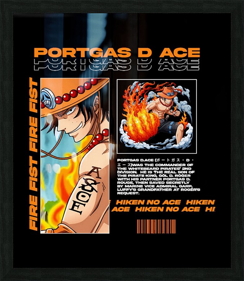 One Piece 45 Picture Frame print