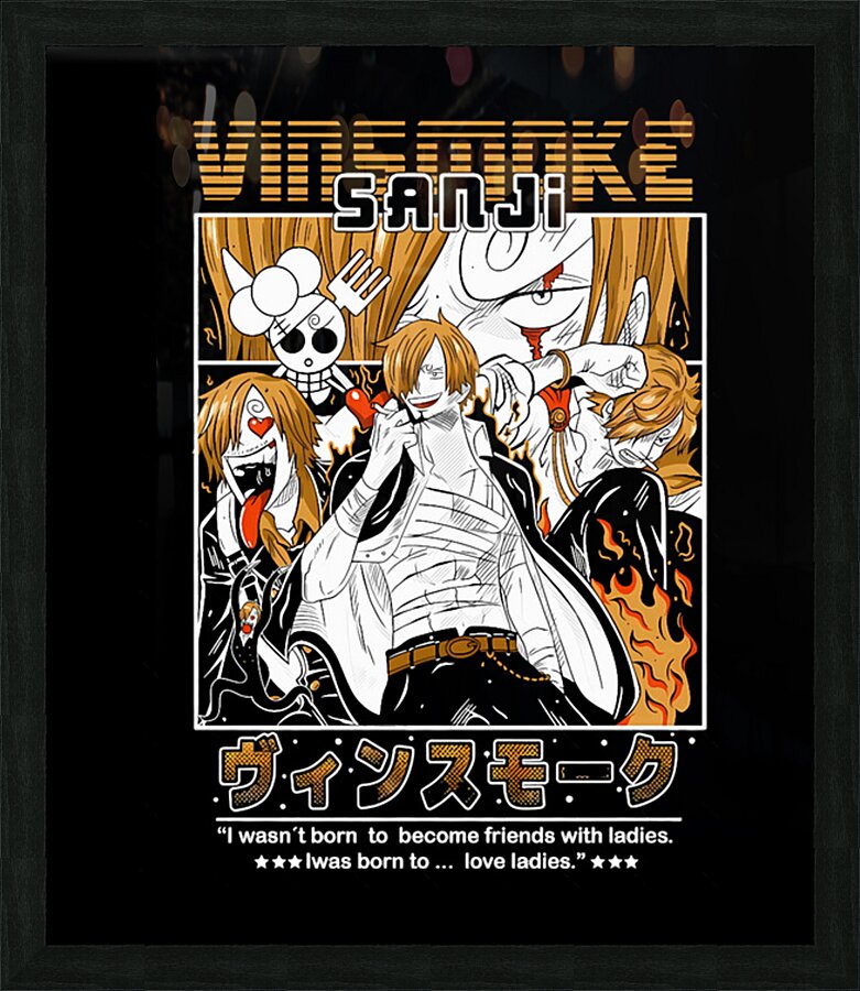 One Piece 3 Picture Frame print