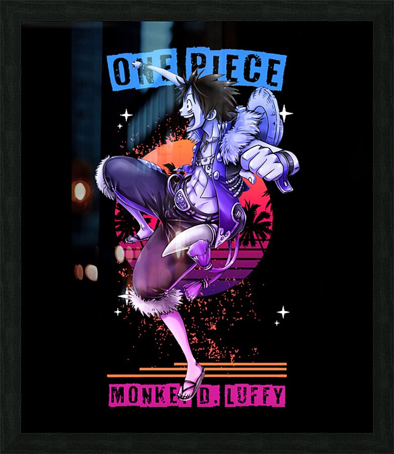 One Piece 16 Picture Frame print