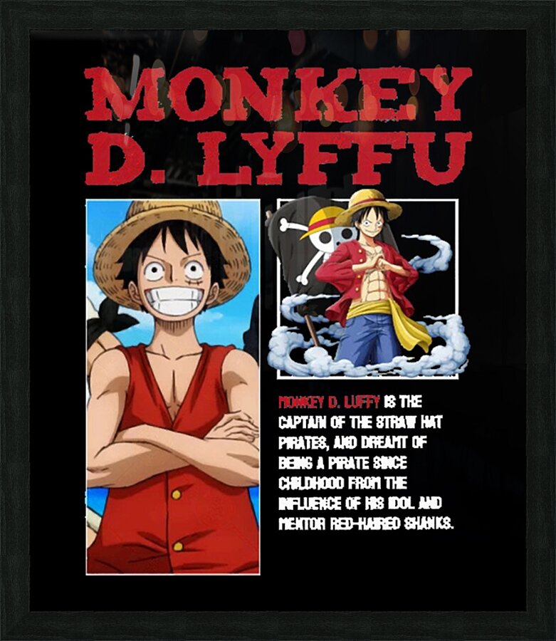 One Piece 32 Picture Frame print
